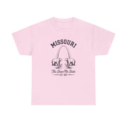 Missouri Bears Unisex Heavy Cotton Tee, Gift for Missouri Residents, State Pride Shirt, Casual Wear, Summer Tee, Vintage Style T-Shirt