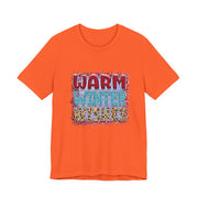 Warm Winter Wishes Tee, Unisex Short Sleeve Shirt, Cozy Winter Apparel, Holiday T-Shirt, Winter Fashion
