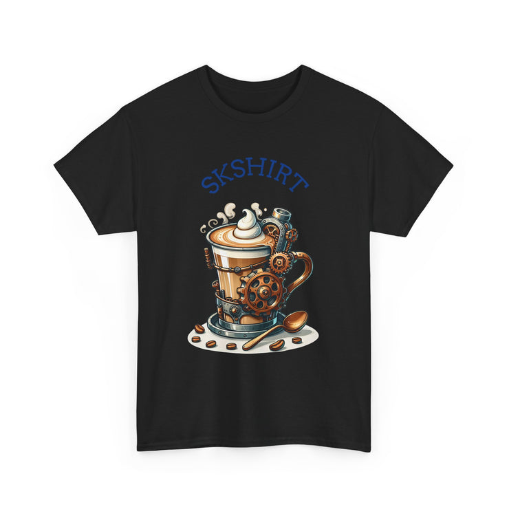 skshirt Coffee Tee | Unisex Heavy Cotton Tee, Gift for Coffee Lovers, Cool Vintage Shirt, Unique Graphic Tee, Perfect Gift for Holidays