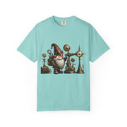 Steampunk Gnome T-shirt, Unique Graphic Tee for Fantasy Lovers, Gift for Birthdays, Everyday Wear, Unisex Casual Top