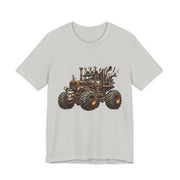 Rustic Tractor Graphic Tee, Farm Life Apparel, Unisex Jersey Tee, Country Style Shirt, Gift for Farmers, Car Design
