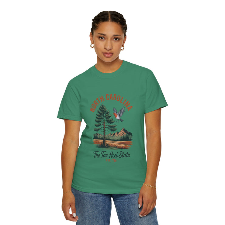 North Carolina Graphic T-Shirt | Tar Heel State Apparel | Unisex Casual Wear