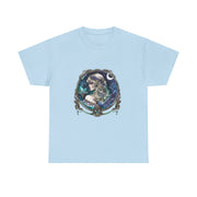 Mystical Moon Goddess Tee - Unisex Heavy Cotton Tee, Celestial Shirt, Boho Fashion, Witchy Clothing, Gift for Her