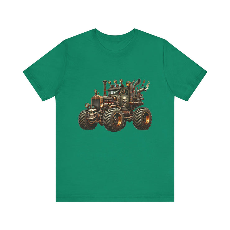 Rustic Tractor Graphic Tee, Farm Life Apparel, Unisex Jersey Tee, Country Style Shirt, Gift for Farmers, Car Design
