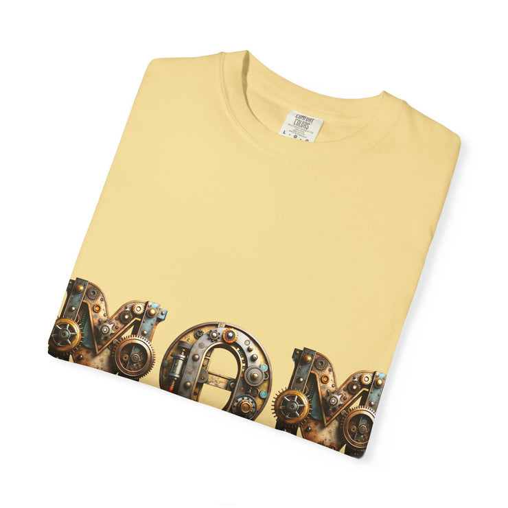 Mom Themed Unisex Garment-Dyed T-Shirt, Perfect for Mother's Day, Casual Wear, Gift for Moms, Family Gatherings, Everyday Comfort