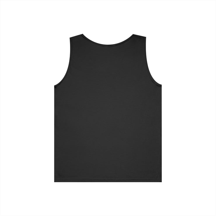 Dog Lover's Unisex Heavy Cotton Tank Top - Cute Pet Art, Custom Gift for Dog Owners, Summer Casual Wear, Animal Lover Apparel
