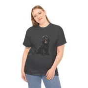 Dog Lover Unisex Heavy Cotton Tee, Pet Owner Gift, Cute Dog Shirt, Casual Wear, Animal Lover Tee, Everyday Comfort