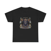 Boho Bull Graphic Tee | Unisex Heavy Cotton T-Shirt | Festival Wear, Gift for Nature Lovers, Casual Outfit, Animal Art