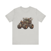 Rustic Tractor Graphic Tee, Farm Life Apparel, Unisex Jersey Tee, Country Style Shirt, Gift for Farmers, Car Design