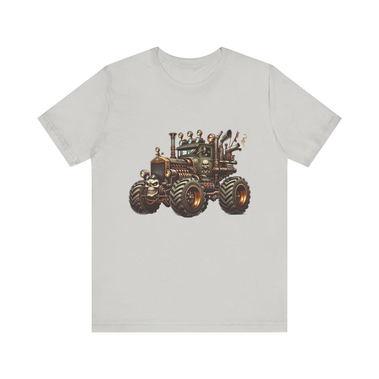 Rustic Tractor Graphic Tee, Farm Life Apparel, Unisex Jersey Tee, Country Style Shirt, Gift for Farmers, Car Design