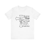 Faith-Inspired Unisex Short Sleeve Tee, Inspirational Shirt, Christian Apparel, Religious Gifts, Scripture T-Shirt