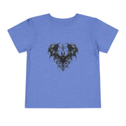 Gothic Dragon Toddler Tee, Cute Kids Shirt, Toddler Short Sleeve Tee, Unique Gift Idea, Halloween Outfit, Trendy Kids Apparel