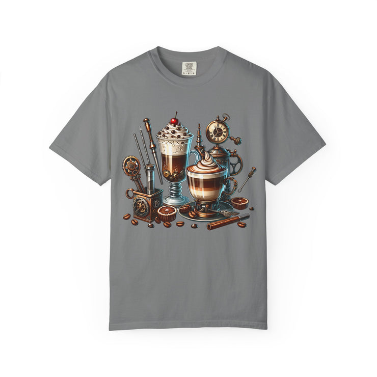 Coffee Lovers Unisex T-shirt, Cozy Café Style, Gift for Baristas, Perfect for Birthdays, Fun Beverage Art Tee