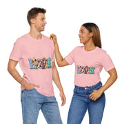 Love-Inspired Unisex Jersey Tee, Casual Wear, Gift for Her,  Sweetheart Gift, Summer Fashion, Festival Outfit