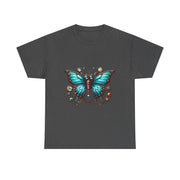 Butterfly Graphic Tee, Vintage-Inspired Shirt, Nature Lover's Gift, Spring Fashion, Eco-Friendly Unisex Tee