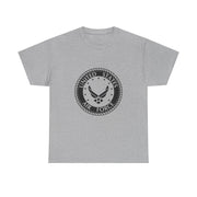 Unisex Heavy Cotton Tee with United States Air Force Design, Military Gifts, Veteran Apparel, Patriotic T-Shirt, Air Force Merchandise