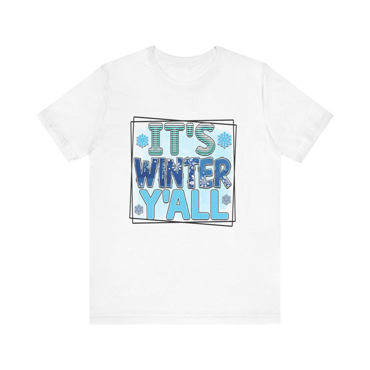 Winter Wonderland Unisex Tee, Cozy Winter Shirt, Holiday Gift for Friends, Seasonal Apparel, Cute Winter Graphic Tee
