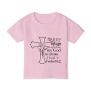 Toddler T-Shirt with Inspirational Design, Religious Gift, Faith-Based Apparel, Christian Clothing for Kids, Scripture Shirt, Christian Design