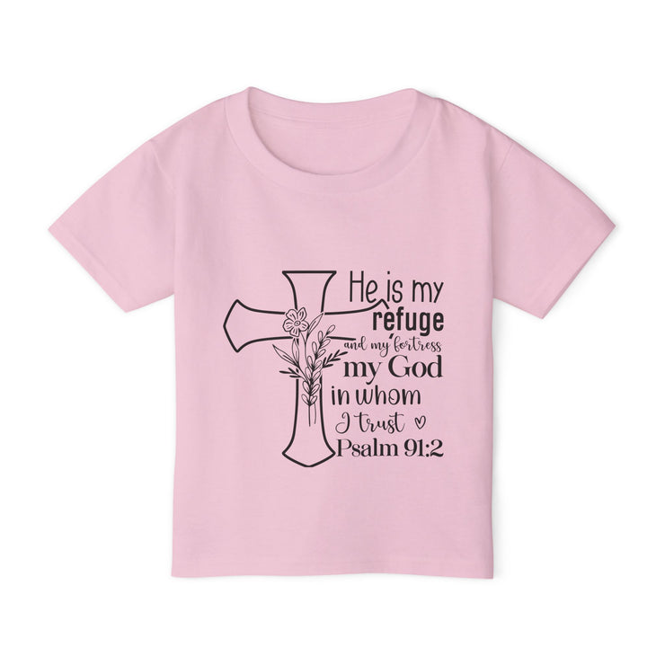 Toddler T-Shirt with Inspirational Design, Religious Gift, Faith-Based Apparel, Christian Clothing for Kids, Scripture Shirt, Christian Design