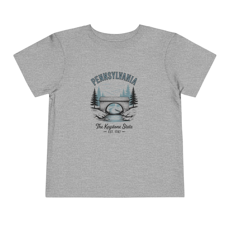 Pennsylvania Adventure Toddler Tee, Cute Kids Shirt, Gift for Little Explorers, Vacation Outfit, USA States Design