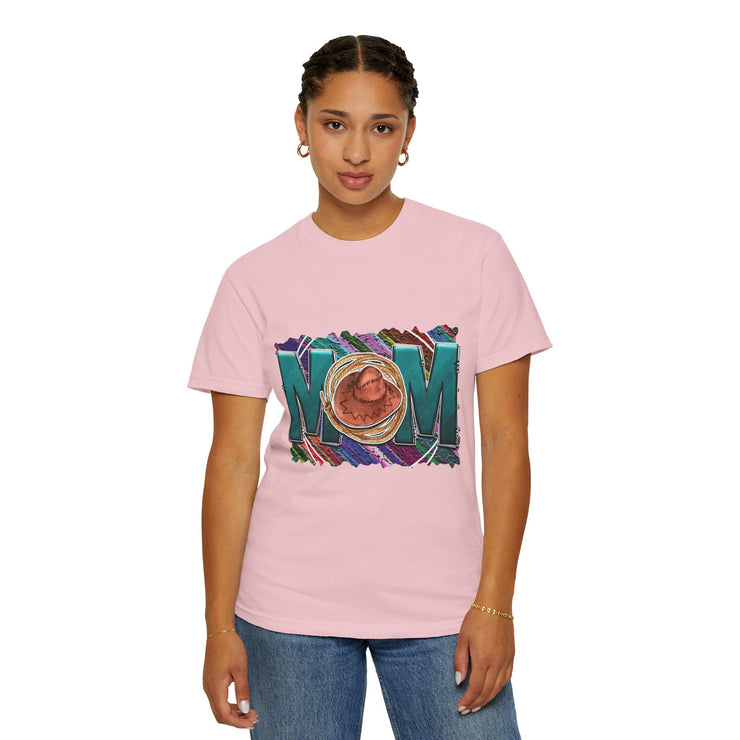 Mom-Themed Unisex Garment-Dyed T-shirt, Gift for Mothers Day, Birthday, Family Gatherings, Casual Wear, Mothers Day Design