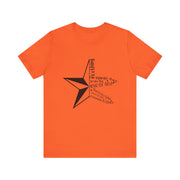 Inspirational Star Graphic Tee | Motivational Unisex Jersey Shirt, Casual Wear, Gift for Friends, Christian Design