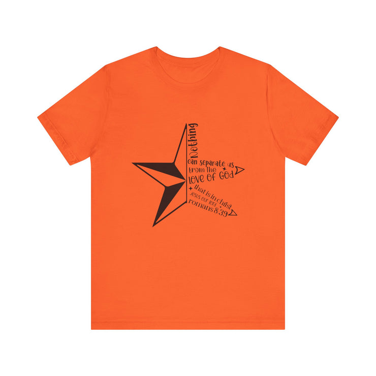 Inspirational Star Graphic Tee | Motivational Unisex Jersey Shirt, Casual Wear, Gift for Friends, Christian Design
