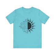 Inspirational Graphic Tee, Unisex T-Shirt, Motivational Quote Shirt, Faith-Based Apparel, Christian Design
