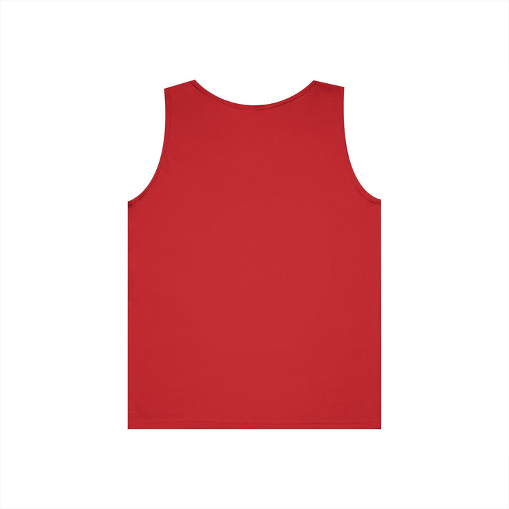 Bohemian Floral Ram Tank Top - Unisex Cotton Singlet, Artistic Apparel, Summer Wear, Festival Fashion, Nature Lover Gift
