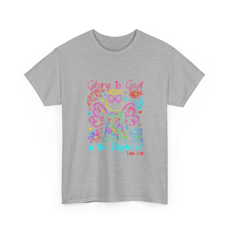 Colorful Faith-Inspired Tee for Celebrations, Perfect for Church Events, Gift for Believers, Gospel Apparel, Christian Keepsake
