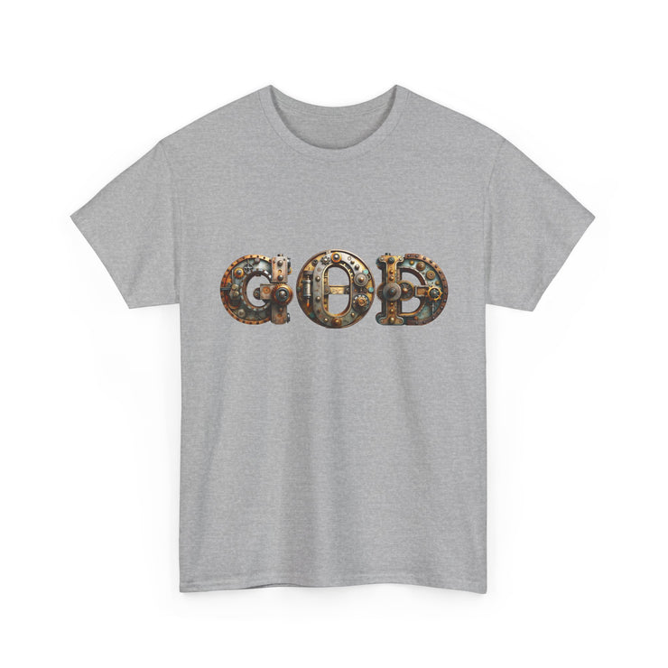 Unisex Heavy Cotton Tee, Inspirational Gift, Casual Wear, Street Style, Spiritual Apparel, Everyday Comfort