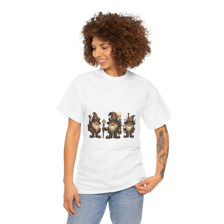 Unisex Heavy Cotton Tee, Funny T-Shirt, Cute Gift, Casual Wear, Gnome Lovers, Birthday Gift, Nature Enthusiast