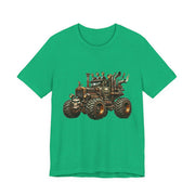 Rustic Tractor Graphic Tee, Farm Life Apparel, Unisex Jersey Tee, Country Style Shirt, Gift for Farmers, Car Design