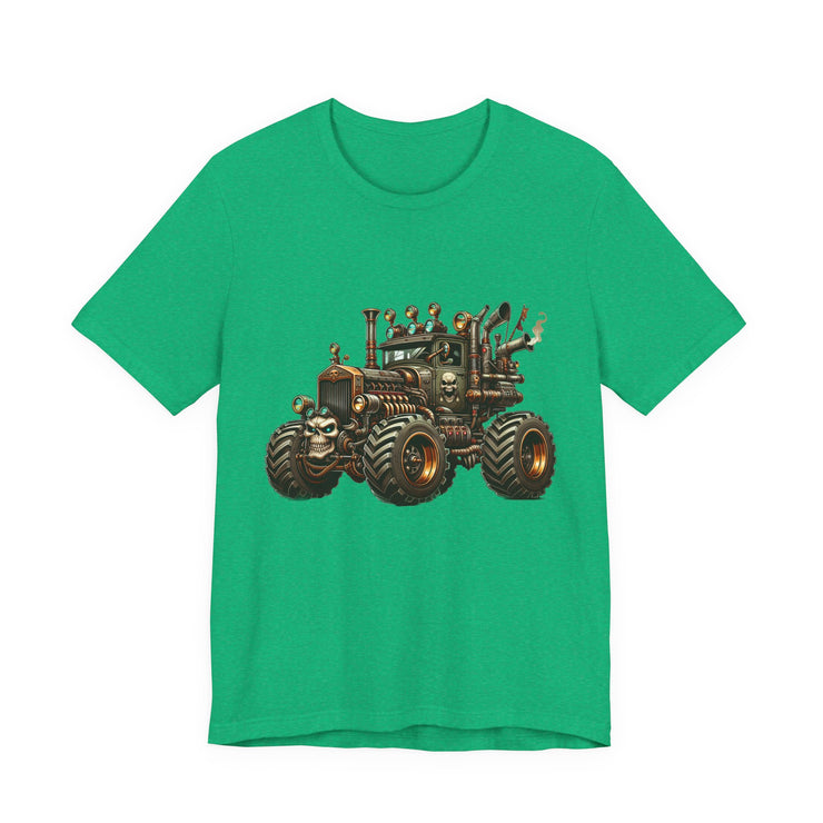 Rustic Tractor Graphic Tee, Farm Life Apparel, Unisex Jersey Tee, Country Style Shirt, Gift for Farmers, Car Design