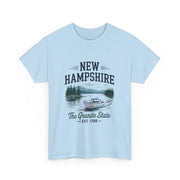 New Hampshire Adventure Tee - Unisex Heavy Cotton Tee, Vintage State Shirt, Nature Lover Gift, USA States Design
