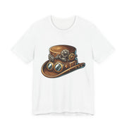 Steampunk Hat Tee, Steampunk T-Shirt, Retro Graphic Tee, Gift for Nerds, Cosplay Costume Top