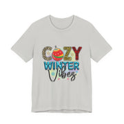 Cozy Winter Vibes Tee, Unisex Christmas T-Shirt, Holiday Gift, Winter Apparel,
