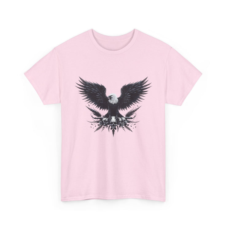 Bold Eagle Graphic Tee, Unisex Heavy Cotton T-Shirt, Wildlife Art Shirt, Nature Lover Gift, Casual Style Top