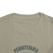 Pennsylvania Adventure Toddler Tee, Cute Kids Shirt, Gift for Little Explorers, Vacation Outfit, USA States Design