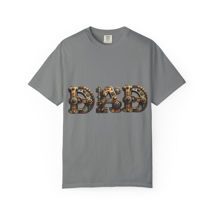 Dad Themed Garment-Dyed T-Shirt, Unique Gift for Father's Day, Casual Wear, Perfect for Dads, Everyday Comfort Tee