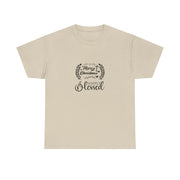 Merry Christmas Tee, Holiday Shirt, Simple Blessing Tee, Unisex Gift, Festive Apparel for Christmas