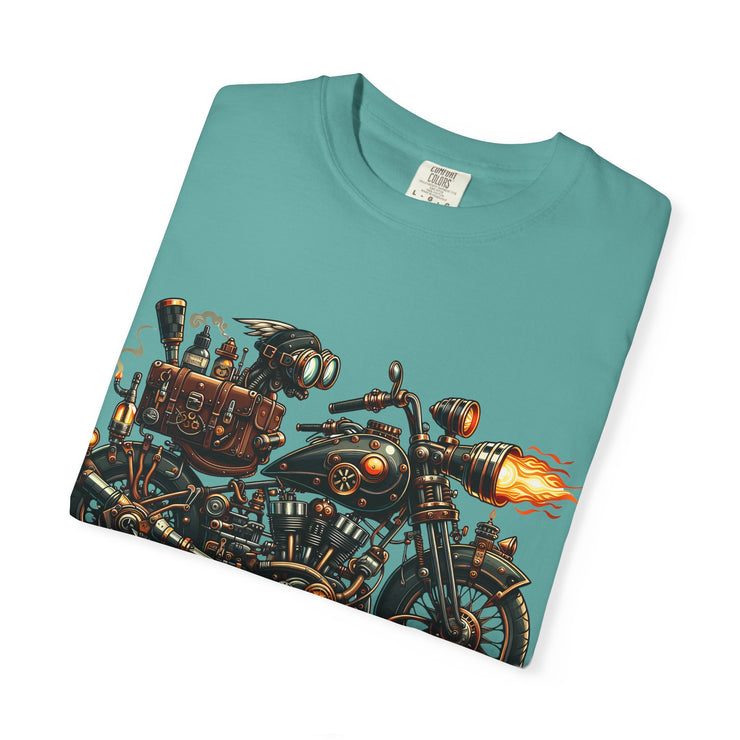 Motorcycle T-Shirt, Unisex Graphic Tee, Biker Shirt, Gift for Him/Her, Festival Apparel, Cool Casual Wear, Bike Design