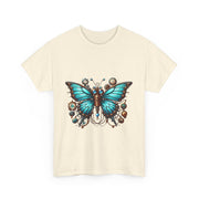 Butterfly Graphic Tee, Vintage-Inspired Shirt, Nature Lover's Gift, Spring Fashion, Eco-Friendly Unisex Tee