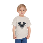 Gothic Dragon Toddler Tee, Cute Kids Shirt, Toddler Short Sleeve Tee, Unique Gift Idea, Halloween Outfit, Trendy Kids Apparel