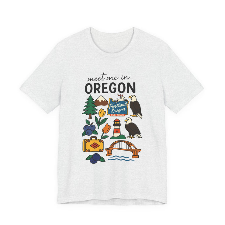 Oregon State Pride Tee, Explore Oregon T-Shirt, Travel Souvenir Shirt, USA States Design