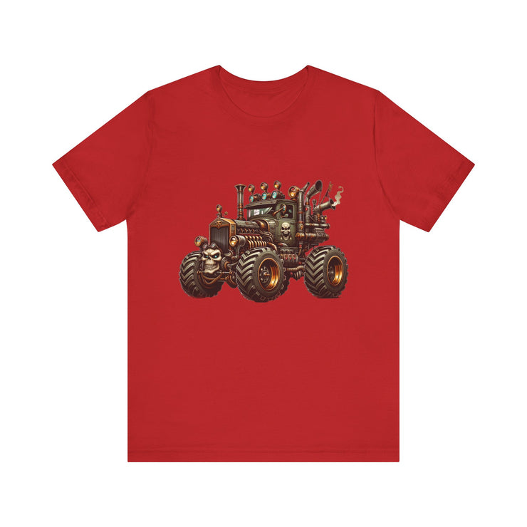 Rustic Tractor Graphic Tee, Farm Life Apparel, Unisex Jersey Tee, Country Style Shirt, Gift for Farmers, Car Design