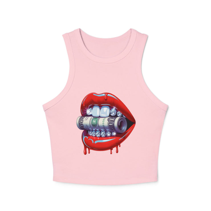 Edgy Graphic Tank Top, Summer Crop Top, Festival Wear, Trendy Women's Top, Statement Apparel, Unique Gift Idea