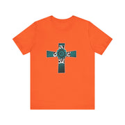 Stylish Religious Cross Tee, Unisex Trendy Shirt for Faith & Inspiration, Perfect Gift for Easter, Baptism, or Everyday Wear