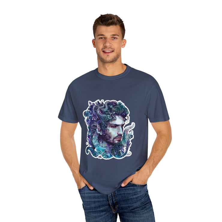 Mythical Sea Creature Tees, Artistic T-shirt, Bohemian Fashion, Unisex Shirt, Gift for Art Lovers, Ocean-Inspired Wear