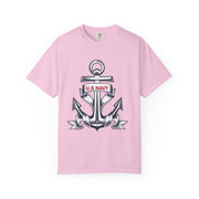 Unisex T-Shirt with U.S. Navy Anchor Design, Casual Tee, Maritime Gift, Sailor Apparel, Patriotic Wear, Summer Style